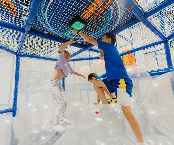 Athletic activities at Kiztopia SkyPark Orchard