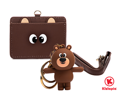 Kiztopia Keychain & Cardholder Kids Gift Set – Bell - Image 3