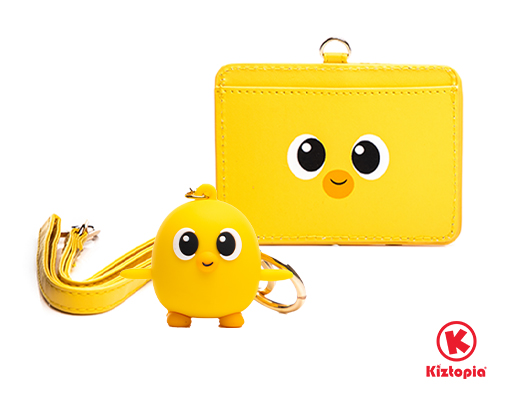 Kiztopia Keychain & Cardholder Kids Gift Set – Bell - Image 6