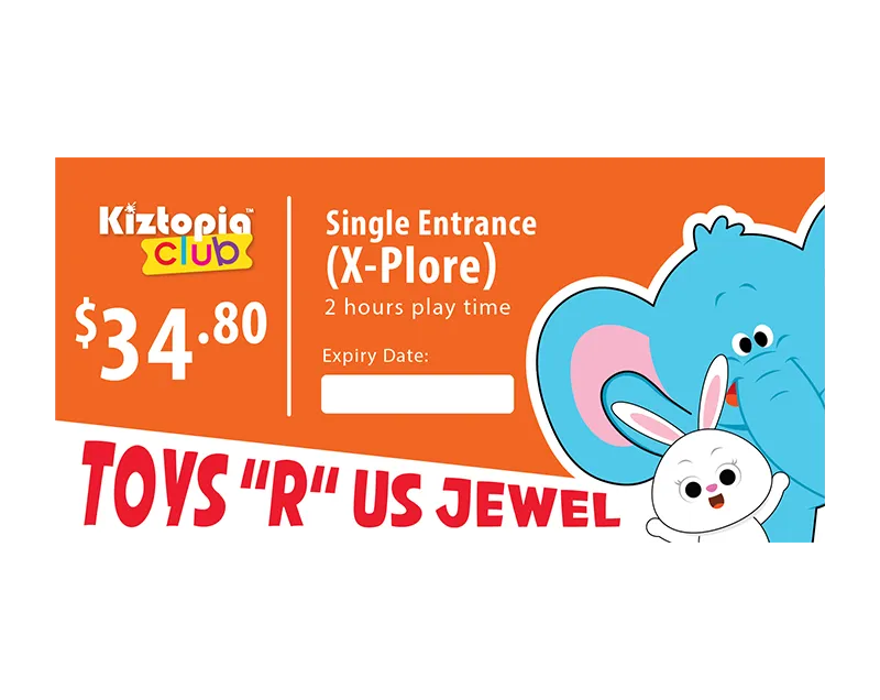 Jewel - Single Admission - X-plore (2 Hours)