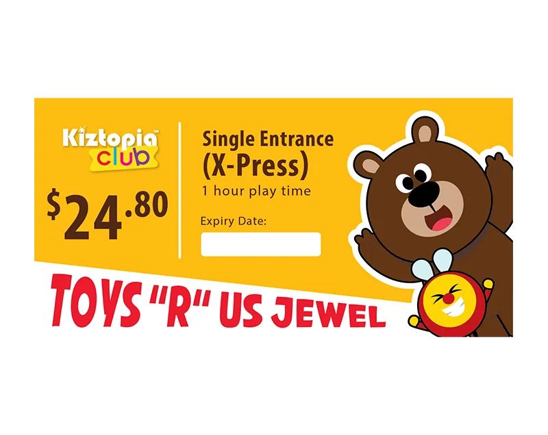 Jewel - Single Admission - X-press (1 Hour)