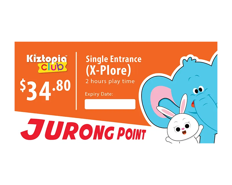Jurong Point - Single Admission - X-plore (2 Hours)