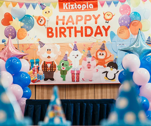 Marina Square birthday party decorations