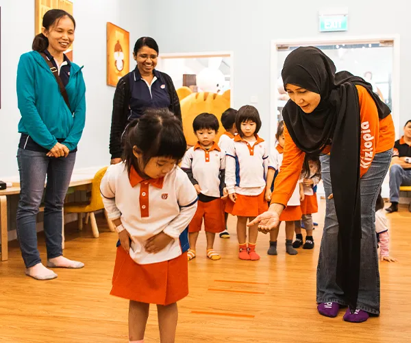 Interactive learning at Kiztopia Marina Square