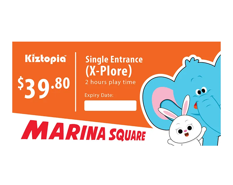 Marina Square - Single Admission - X-plore (2 Hours) Ticket