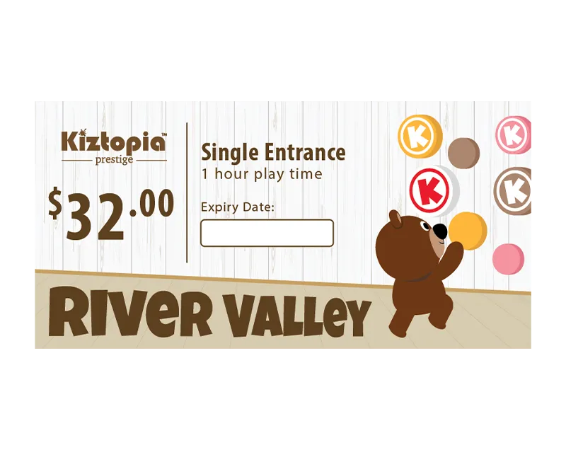 Kiztopia Prestige – Single Entrance (1 hours play time)