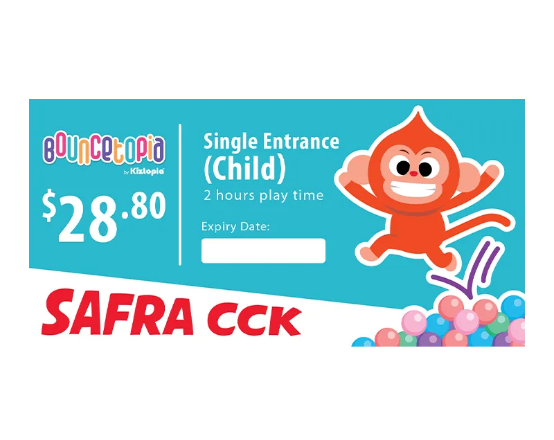 Choa Chu Kang - Single Entrance - Child Only (2 hours)