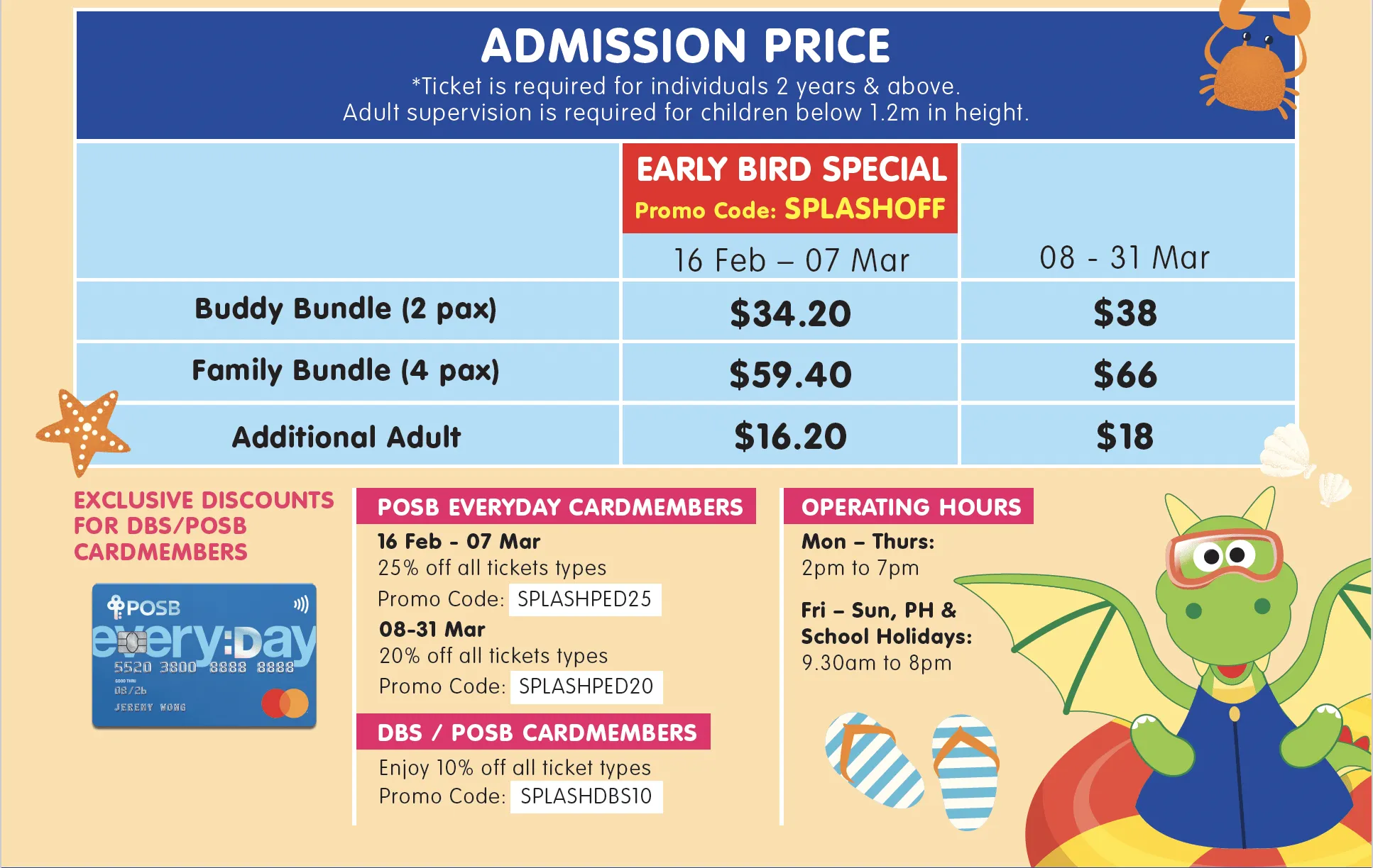 Splashtopia Admission