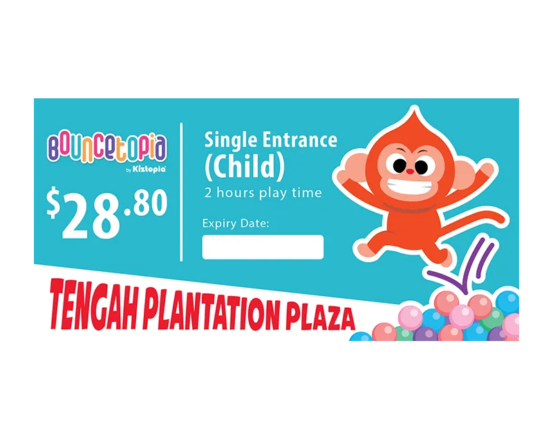 Tengah - Single Entrance - Child Only (2 hours)