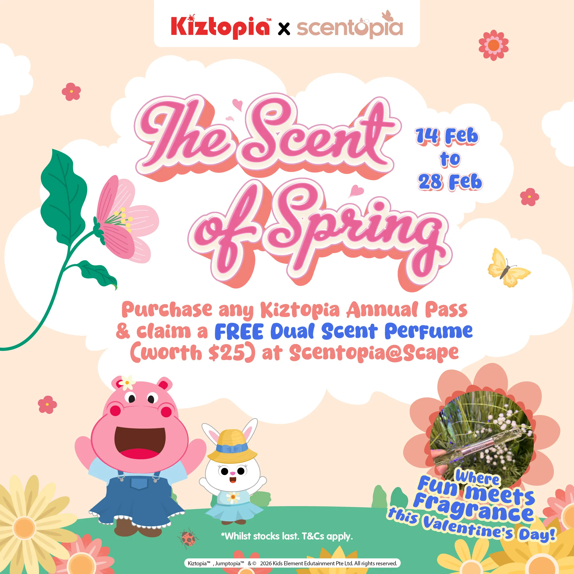 The Scent of Spring - Kiztopia x Scentopia Valentine's Day Promotion