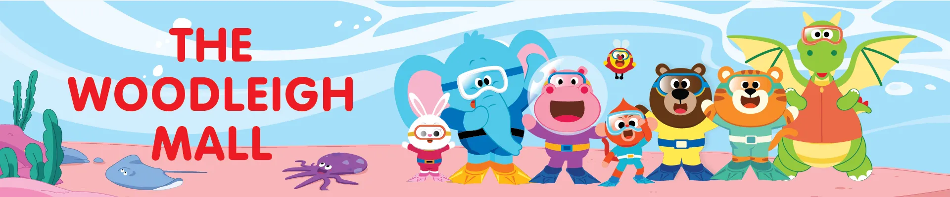 Kiztopia Club Woodleigh Mall Banner