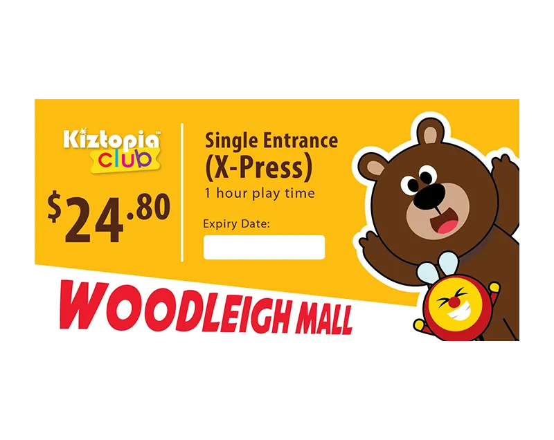 Woodleigh - Single Admission - X-press (1 Hour)